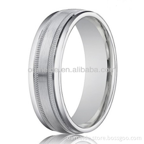 Classic durability design jewelry, titanium wedding band infinity ring